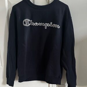 Champion Men’s Navy Crew Neck Sweater